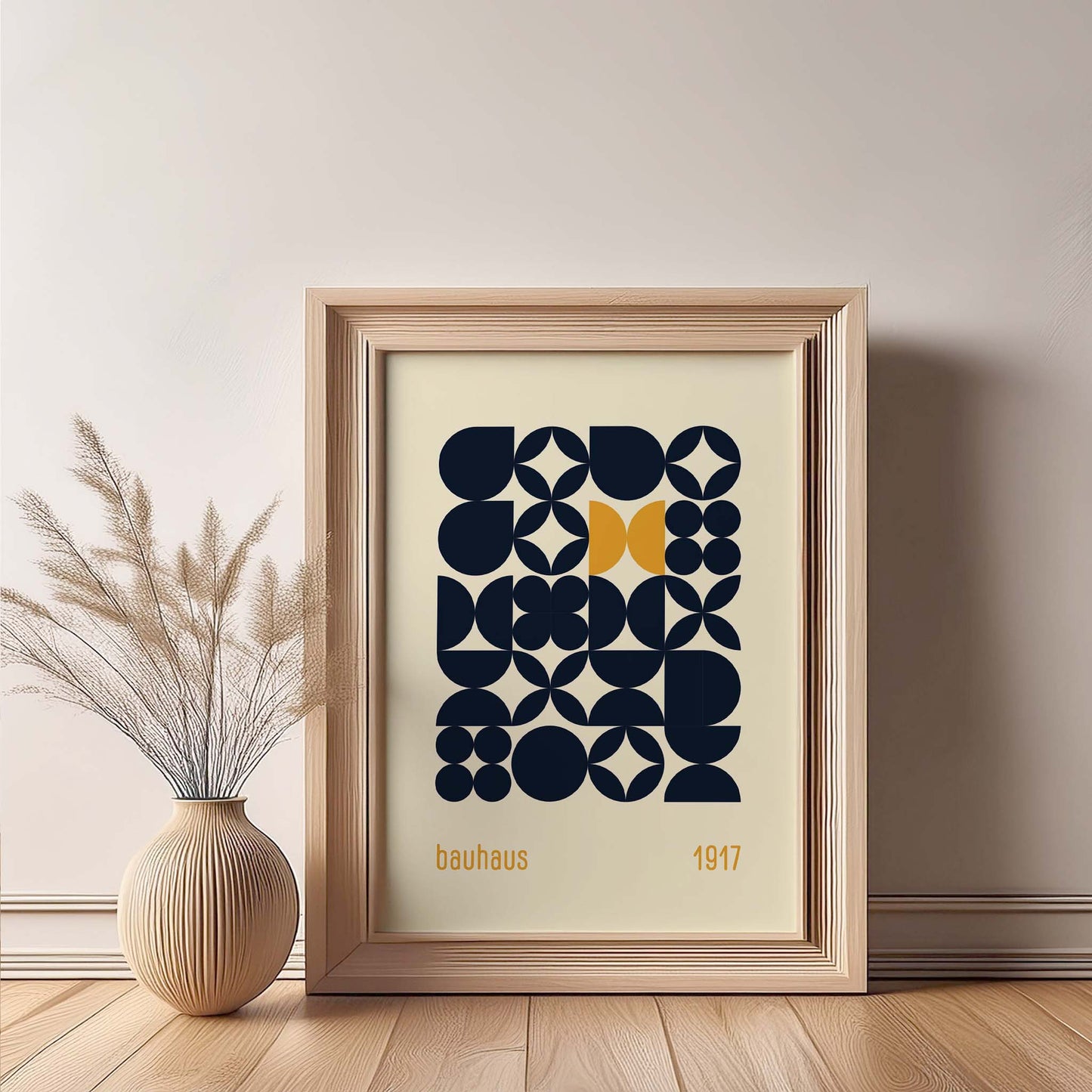 Bauhaus Shape Design Print, Bauhaus Wall Art, Retro, Mid Century Modern, Minimalist Wall Art, Print, Wall Art Print, Poster.